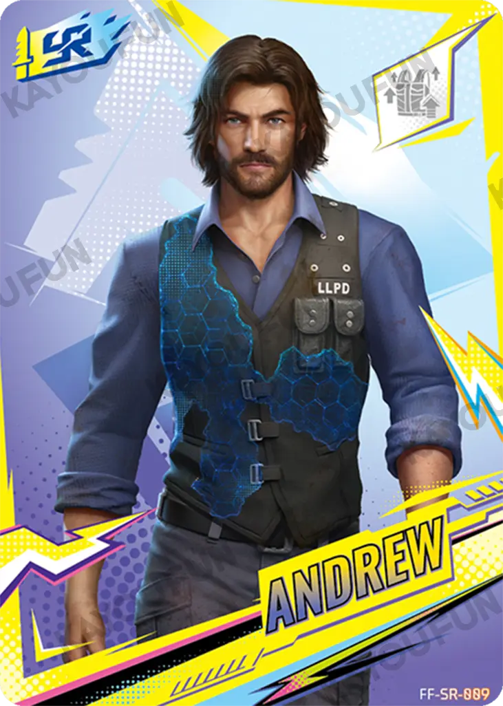 Kartu Kayou Free Fire - Andrew (SR)