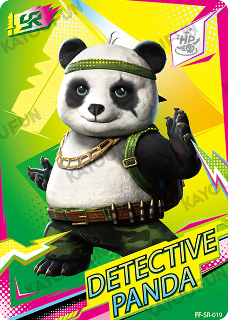 Kartu Kayou Free Fire - Detective Panda (SR)