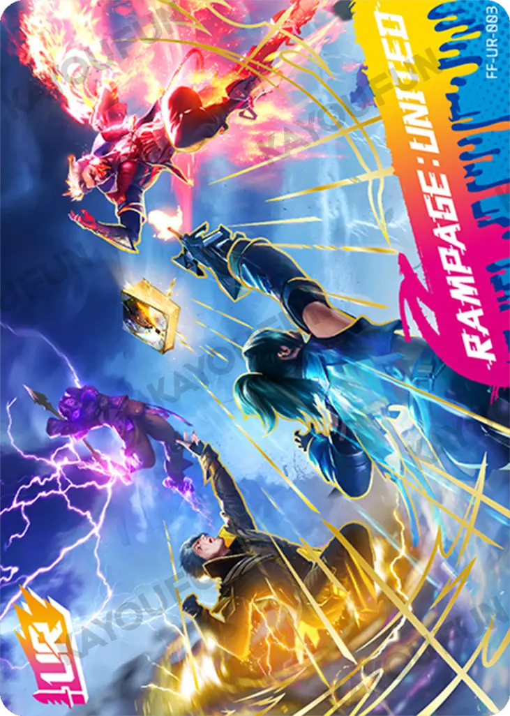 Kartu Kayou Free Fire - Rampage: United (UR)