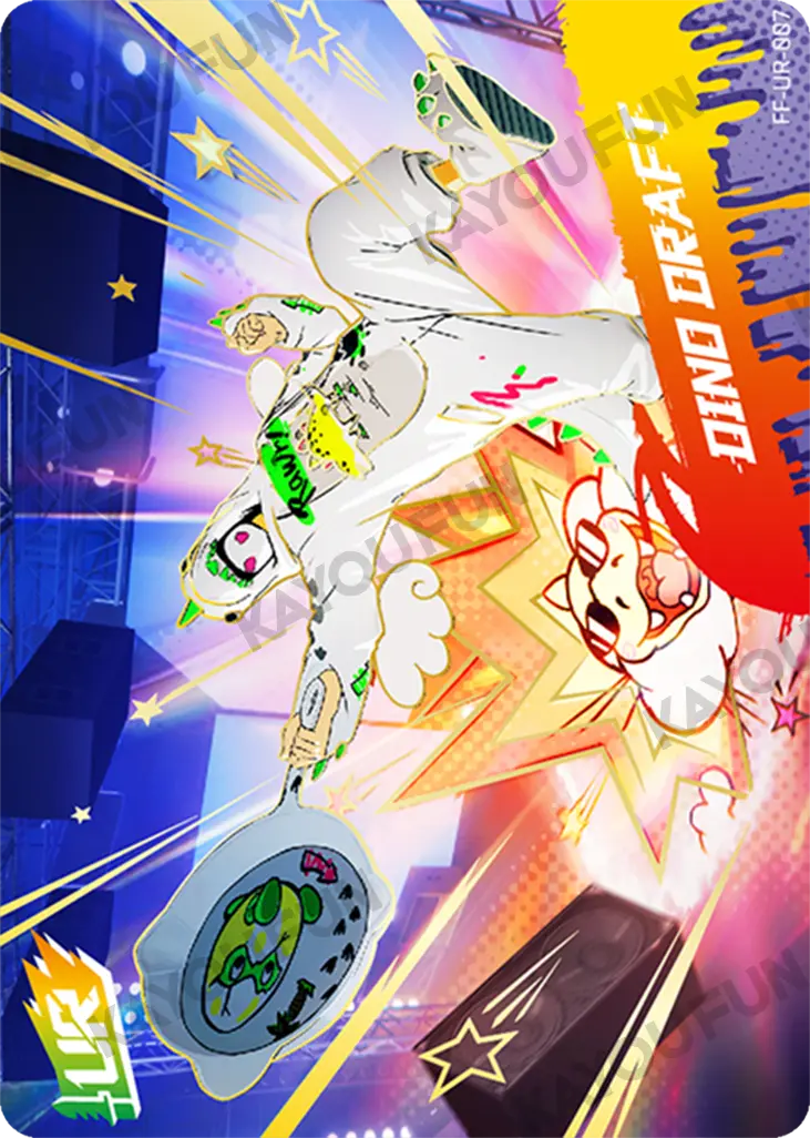 Kartu Kayou Free Fire - Dino Draft (UR)