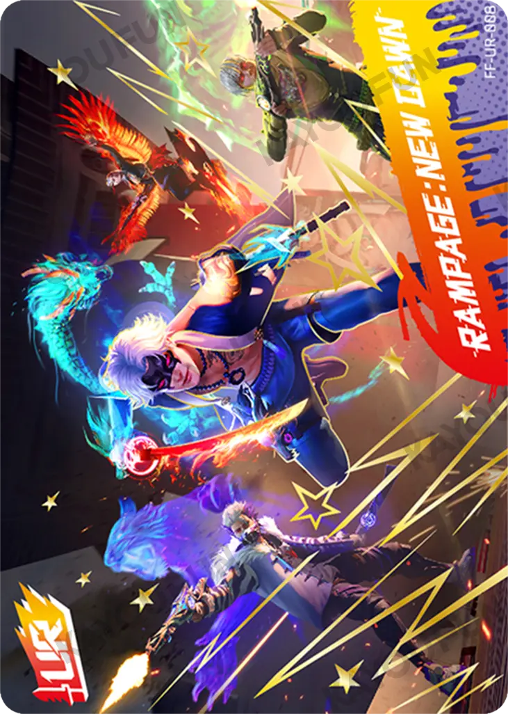 Kartu Kayou Free Fire - Rampage: New dawn (UR)