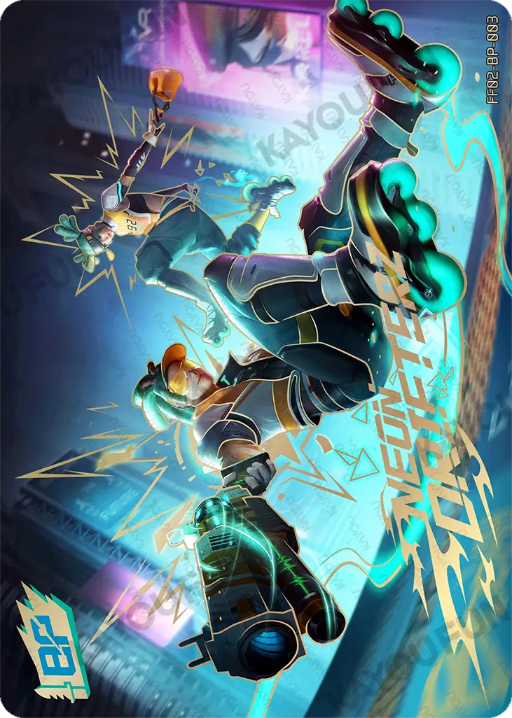 Kartu Kayou Free Fire - Neon Drifterz (BP)