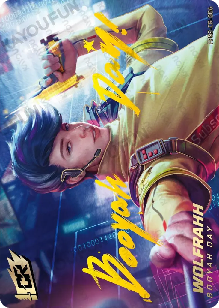 Kartu Kayou Free Fire - Wolfrahh (CR)