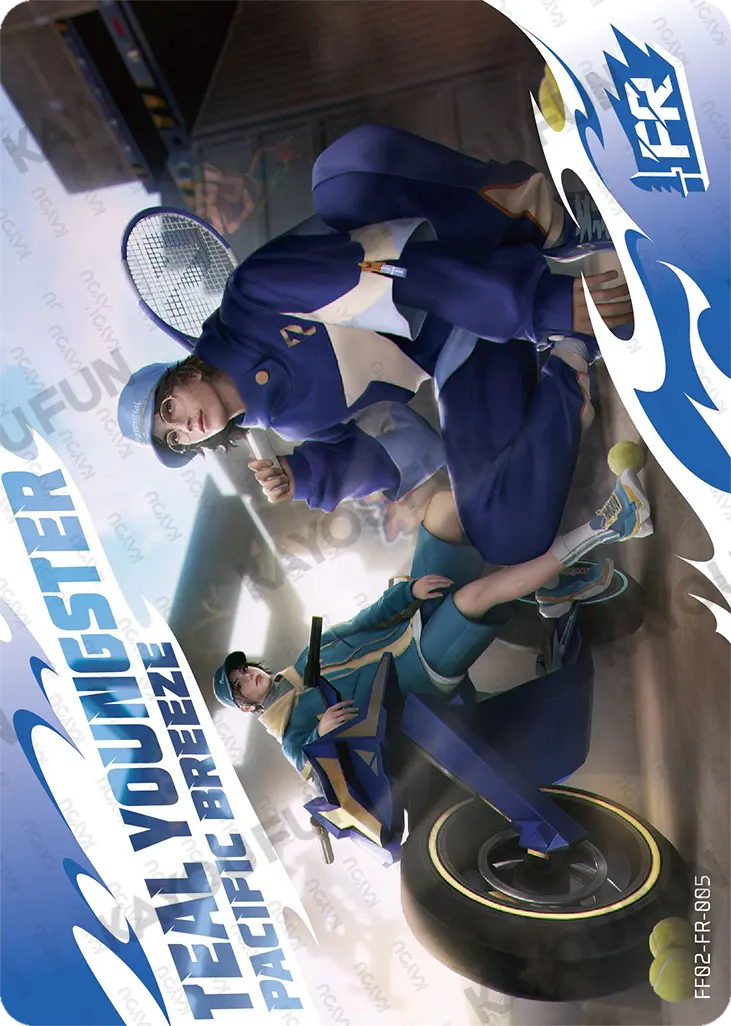 Kartu Kayou Free Fire - Teal Youngster & Pacific Breeze (FR)