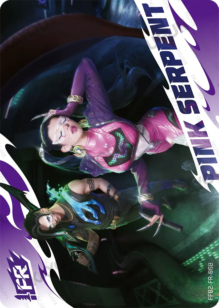 Kartu Kayou Free Fire - Pink Serpent (FR)