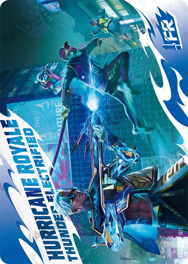 Kartu Kayou Free Fire - Hurricane Royale Thunder Electrified (FR)