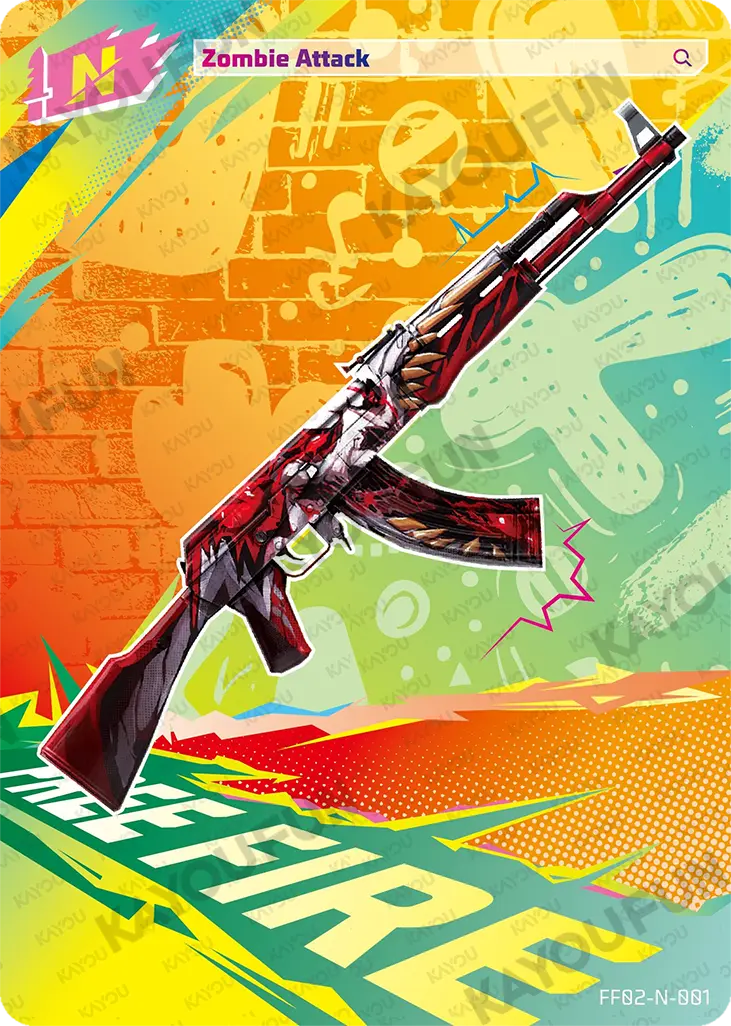 Kartu Kayou Free Fire - Zombie Attack (N)
