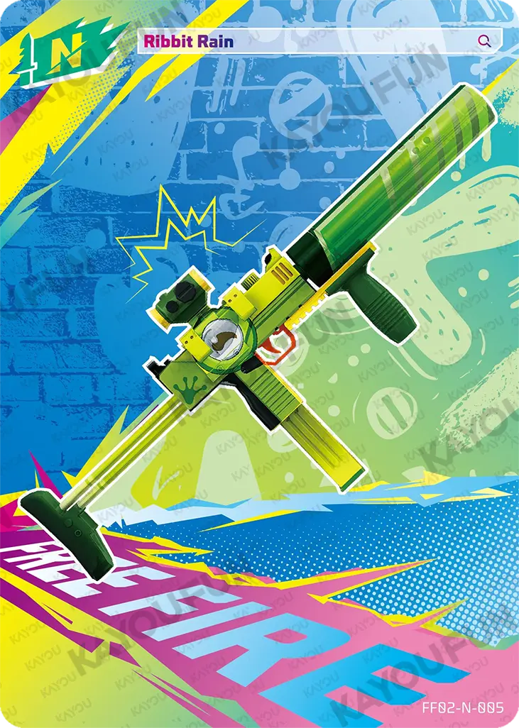 Kartu Kayou Free Fire - Ribbit Rain (N)