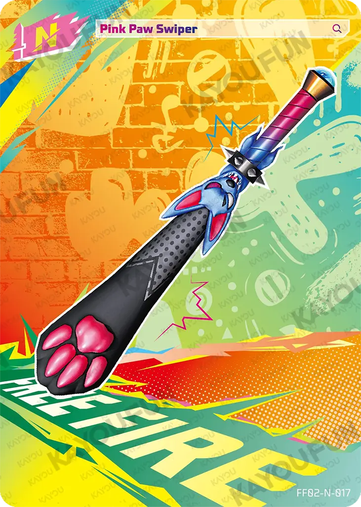 Kartu Kayou Free Fire - Pink Paw Swiper (N)