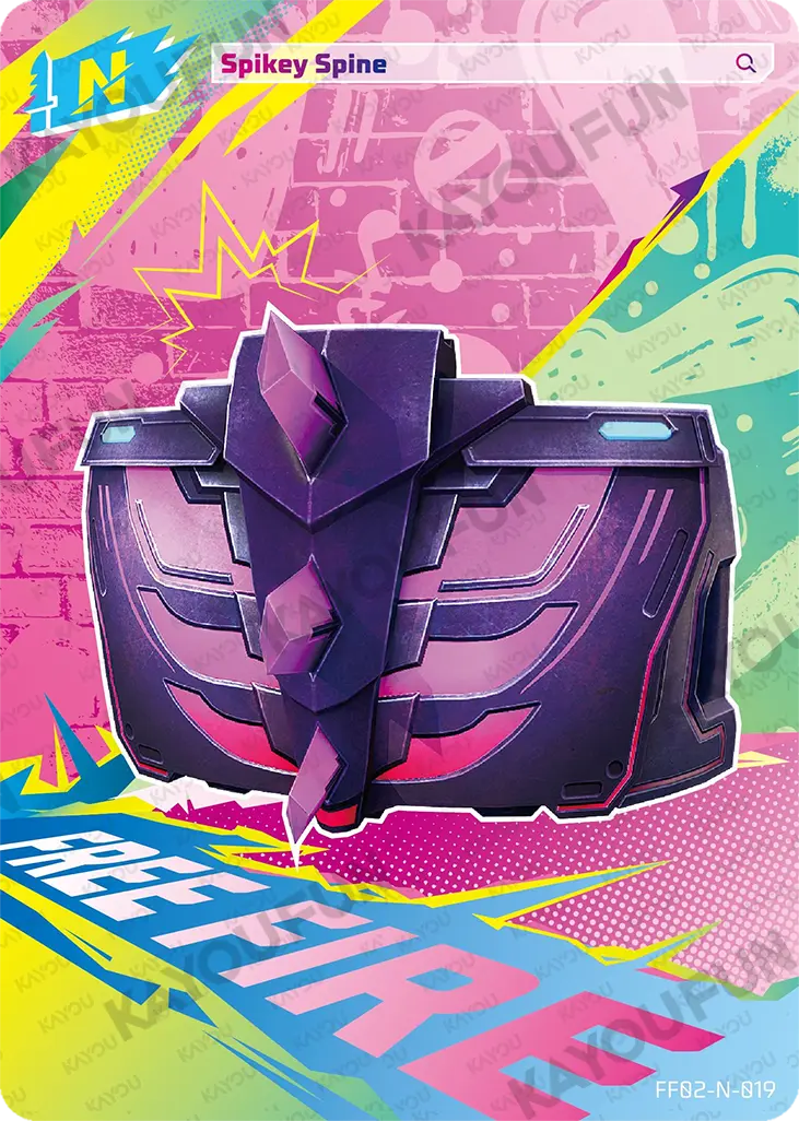Kartu Kayou Free Fire - Spikey Spine (N)