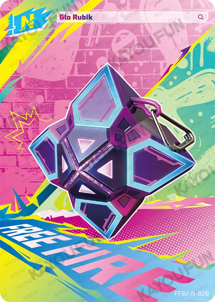 Kartu Kayou Free Fire - Glo Rubik (N)