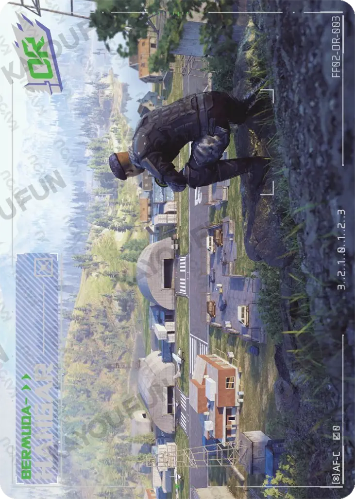 Kartu Kayou Free Fire - Bermuda- Hangar (OR)