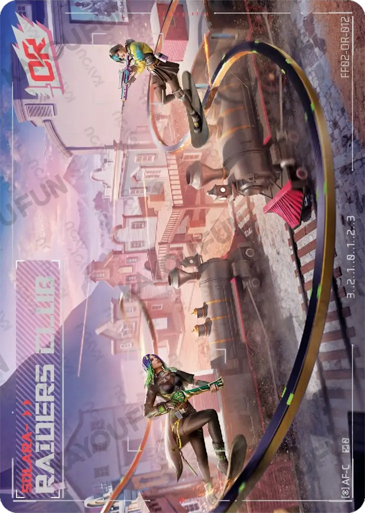 Kartu Kayou Free Fire - Solara- Raiders Club (OR)