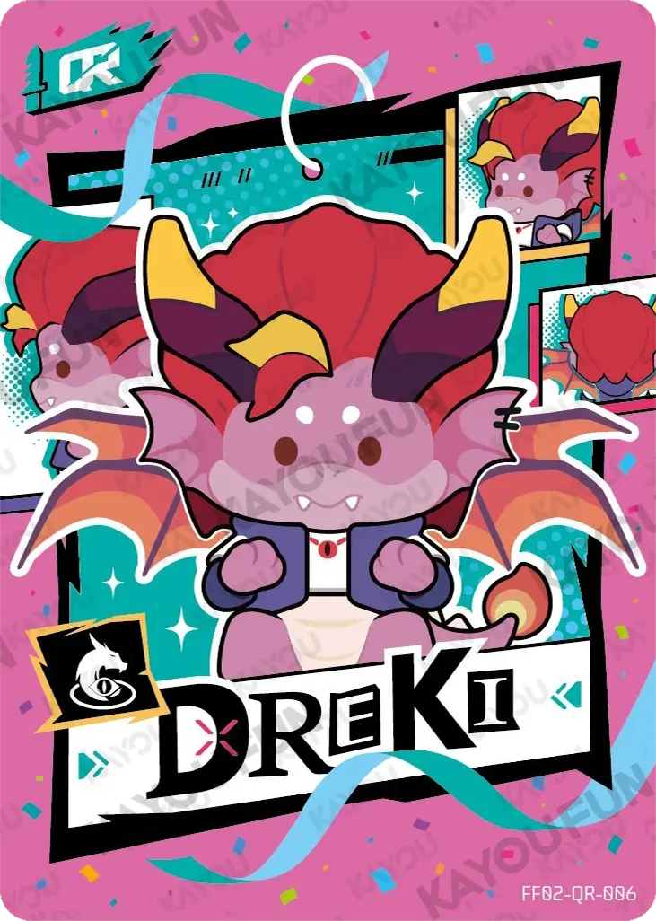 Kartu Kayou Free Fire - Dreki (QR)