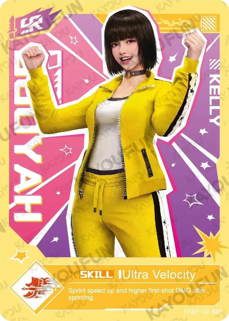 Kartu Kayou Free Fire - Kelly (SR)