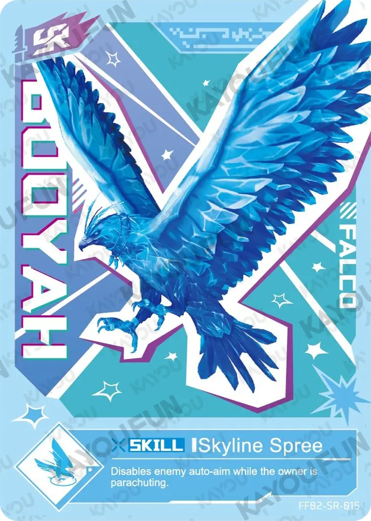Kartu Kayou Free Fire - Falcon (SR)