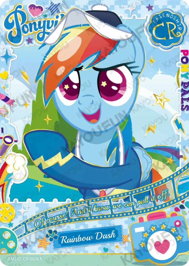 Kartu Kayou My Little Pony - Rainbow Dash (CR)