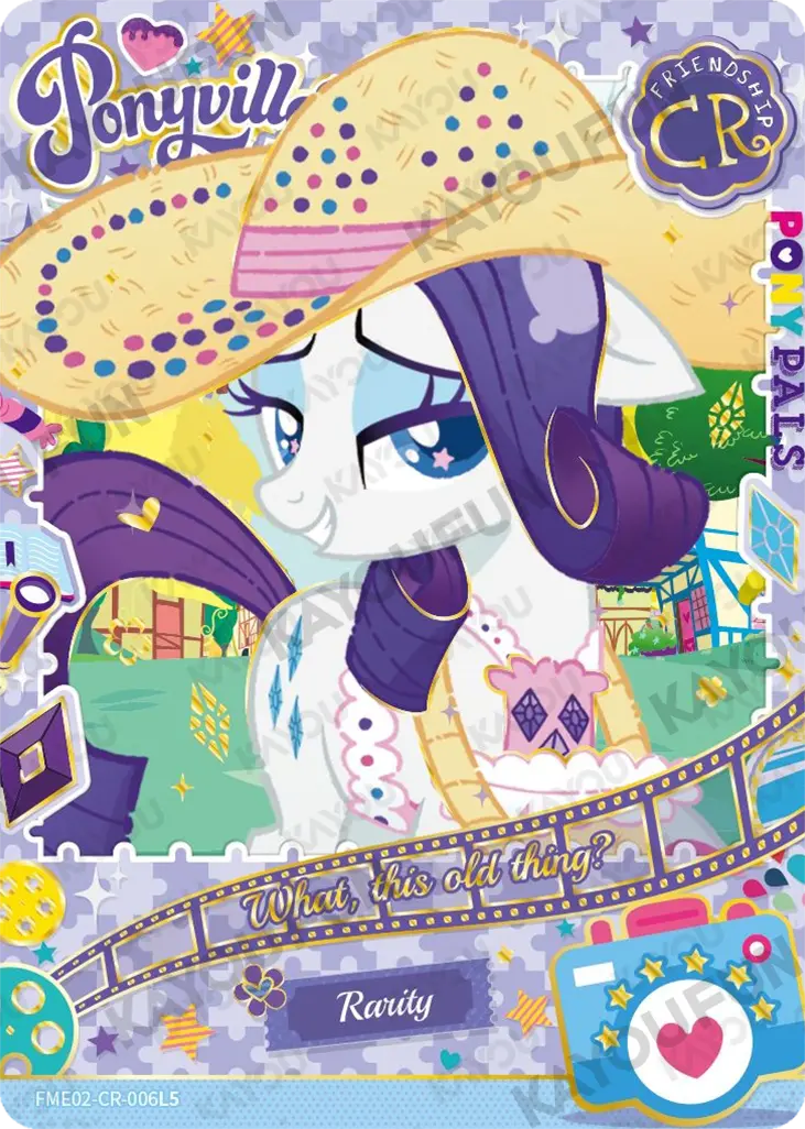 Kartu Kayou My Little Pony - Rarity (CR)