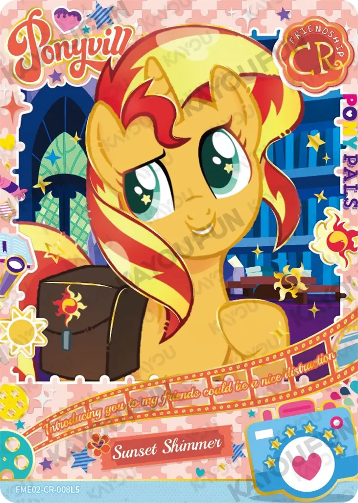 Kartu Kayou My Little Pony - Sunset Shimmer (CR)