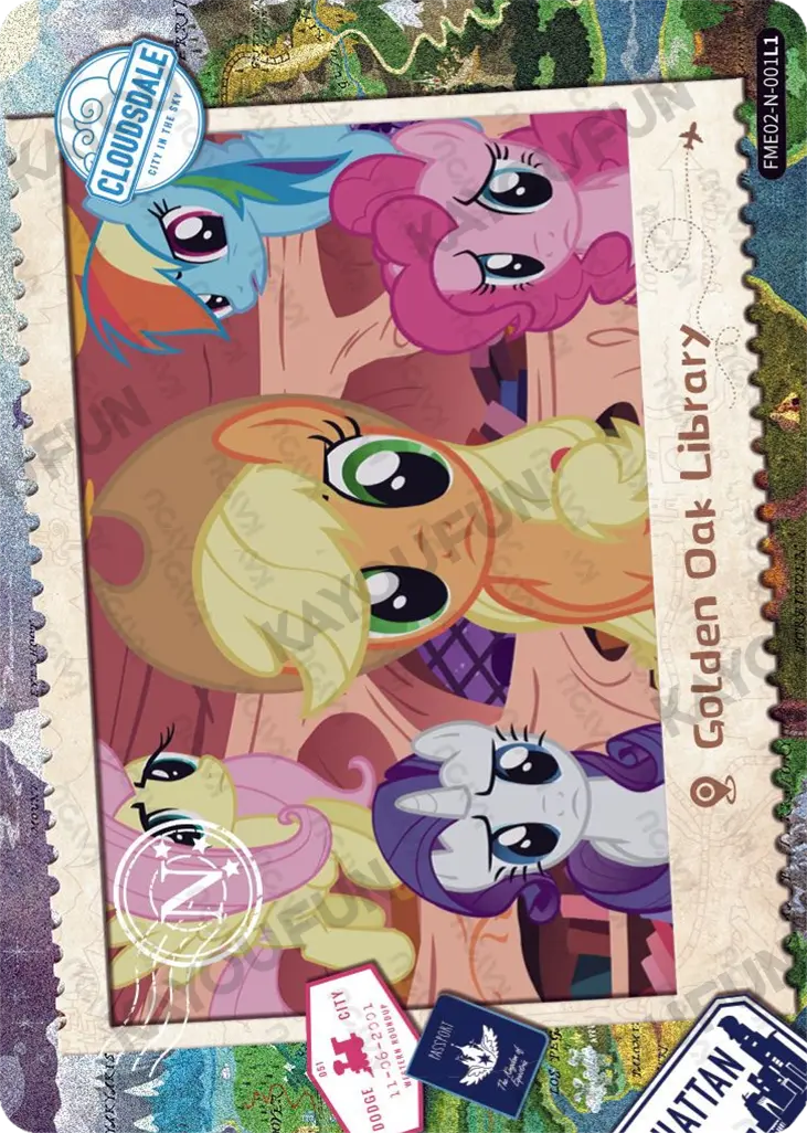 Kartu Kayou My Little Pony - Golden Oak Library (N)