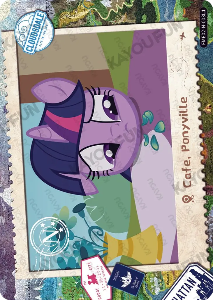 Kartu Kayou My Little Pony - Ponyville Café (N)