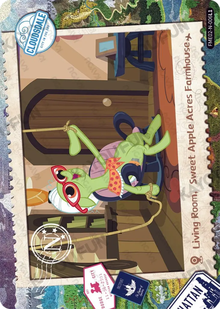 Kartu Kayou My Little Pony - Living Room, Sweet Apple Acres Farmhouse (N)