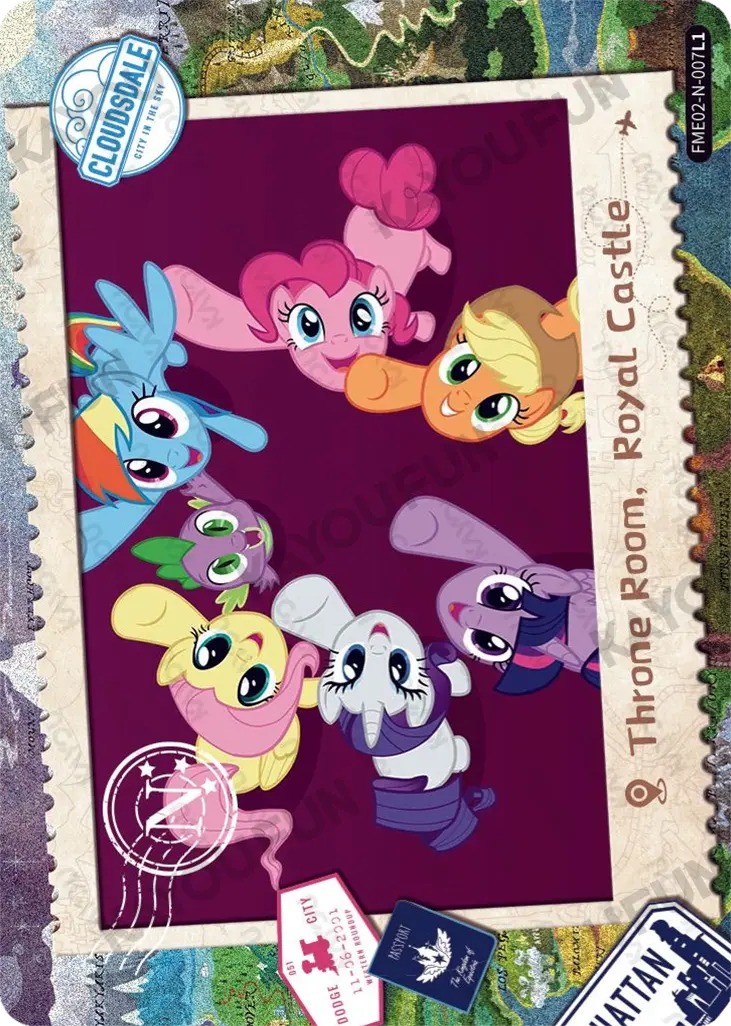 Kartu Kayou My Little Pony - Throne Room, Royal Castle (N)