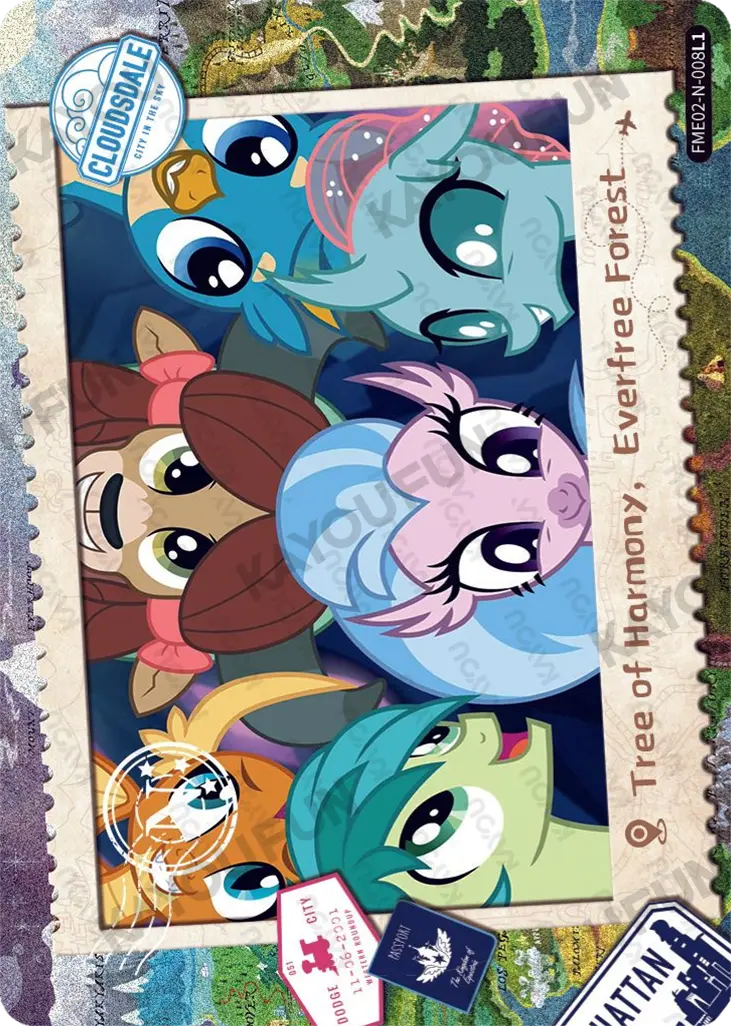 Kartu Kayou My Little Pony - Tree of Harmony, Everfree Forest (N)