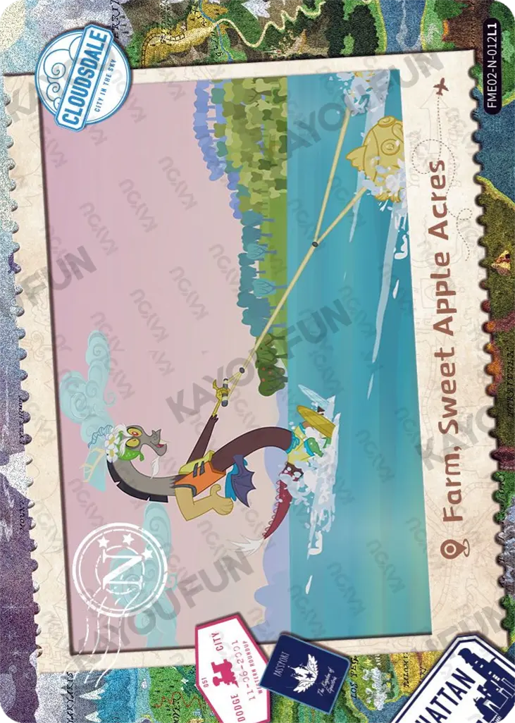 Kartu Kayou My Little Pony - Sweet Apple Acres Farm (N)
