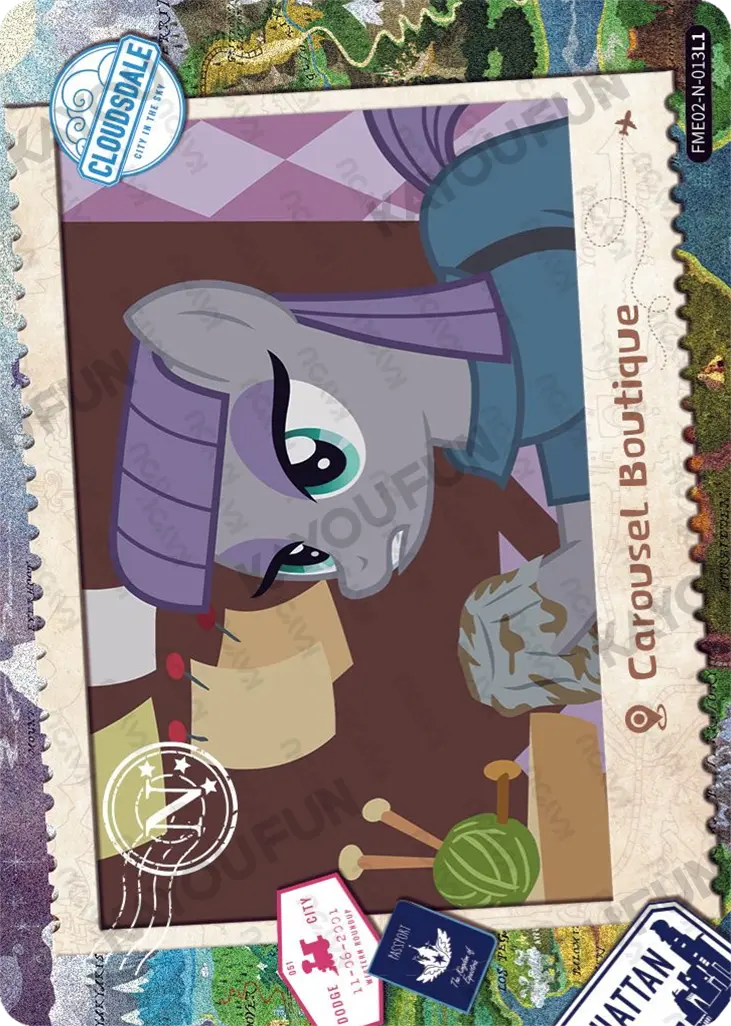 Kartu Kayou My Little Pony - Carousel Boutique (N)