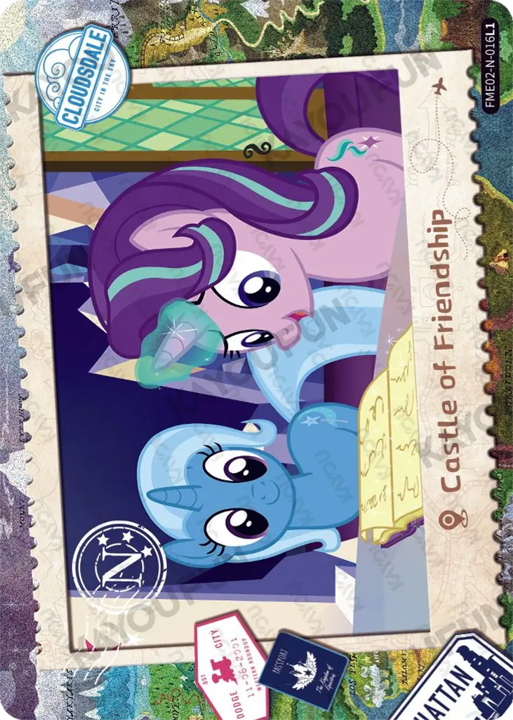 Kartu Kayou My Little Pony - Castle of Friendship (N)