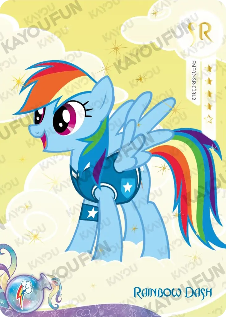 Kartu Kayou My Little Pony - Rainbow Dash (SR)