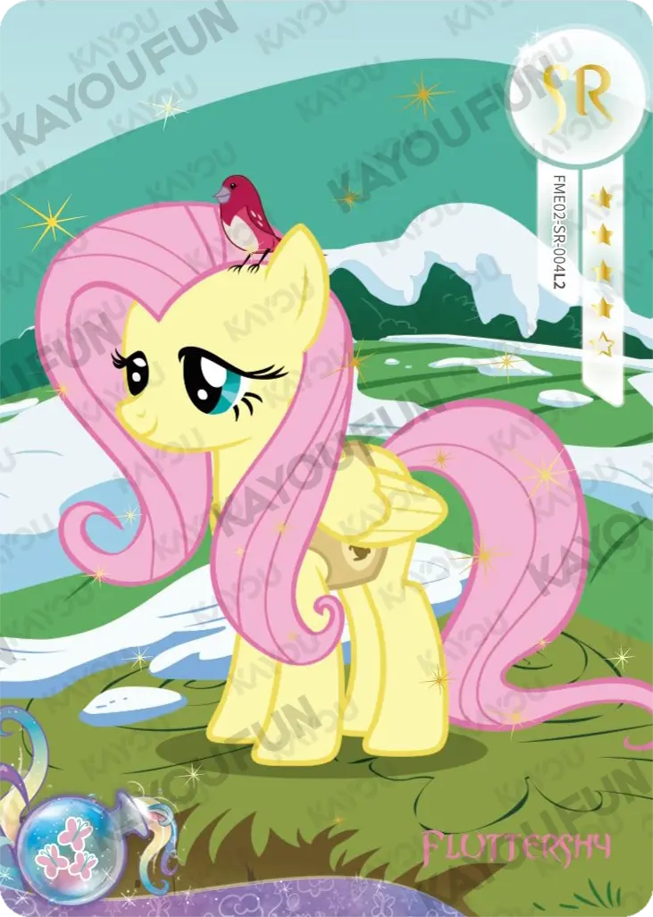 Kartu Kayou My Little Pony - Fluttershy (SR)