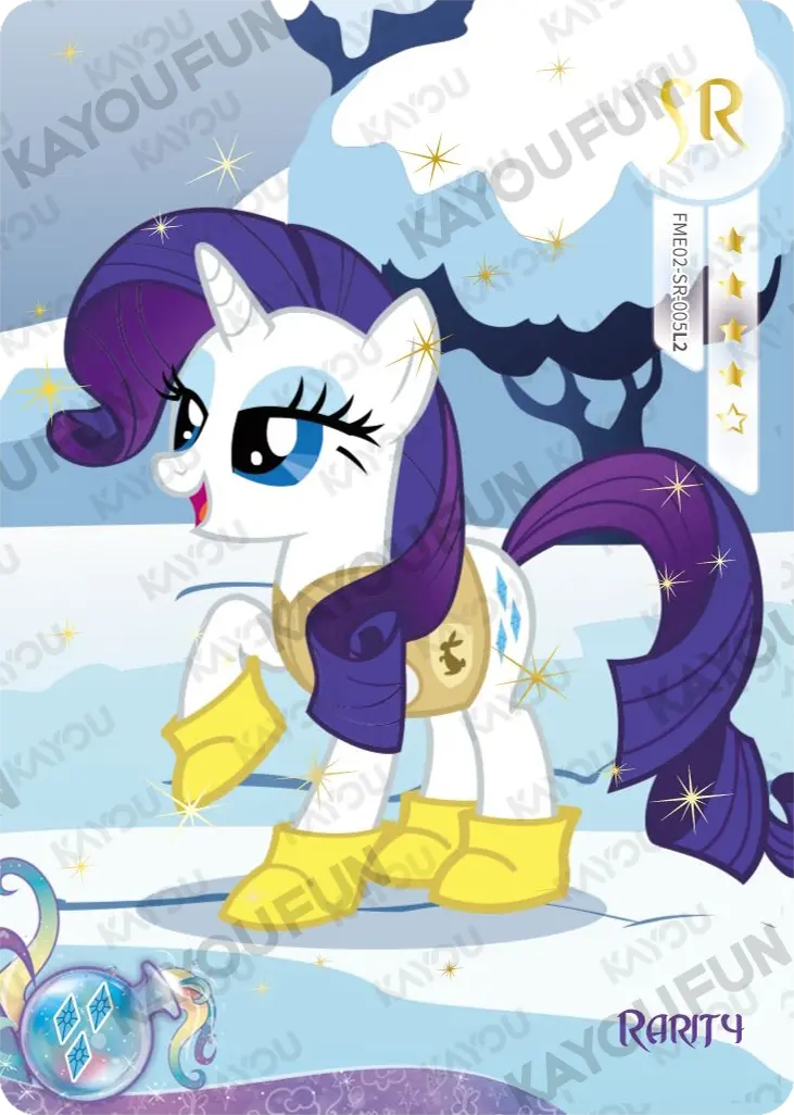 Kartu Kayou My Little Pony - Rarity (SR)