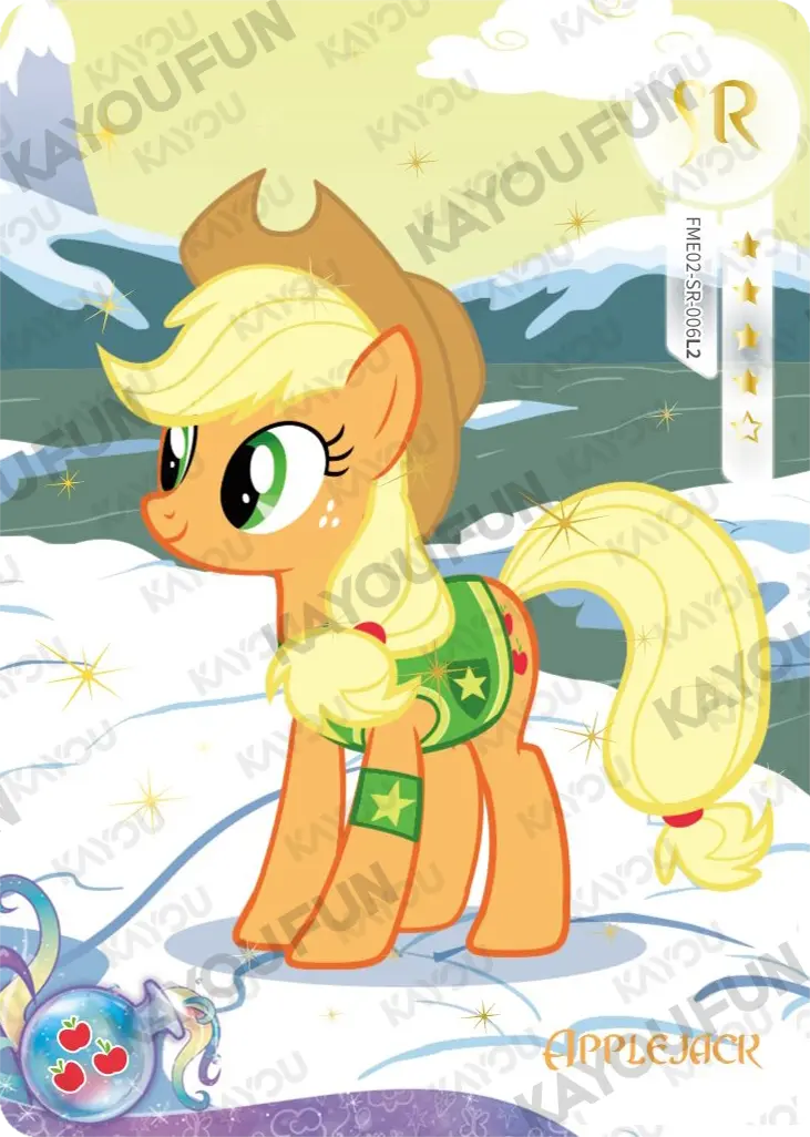 Kartu Kayou My Little Pony - Applejack (SR)