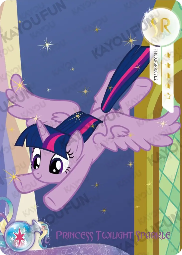 Kartu Kayou My Little Pony - Princess Twilight Sparkle (SR)