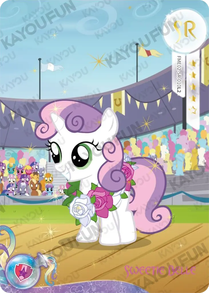 Kartu Kayou My Little Pony - Sweetie Belle (SR)