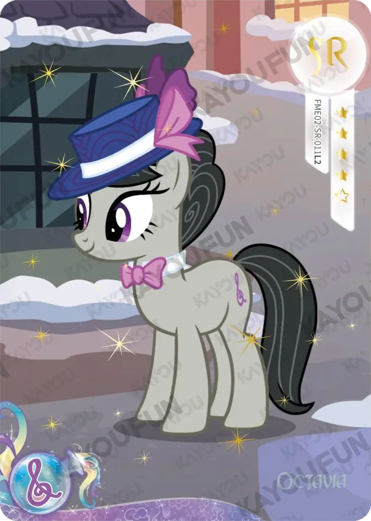 Kartu Kayou My Little Pony - Octavia (SR)