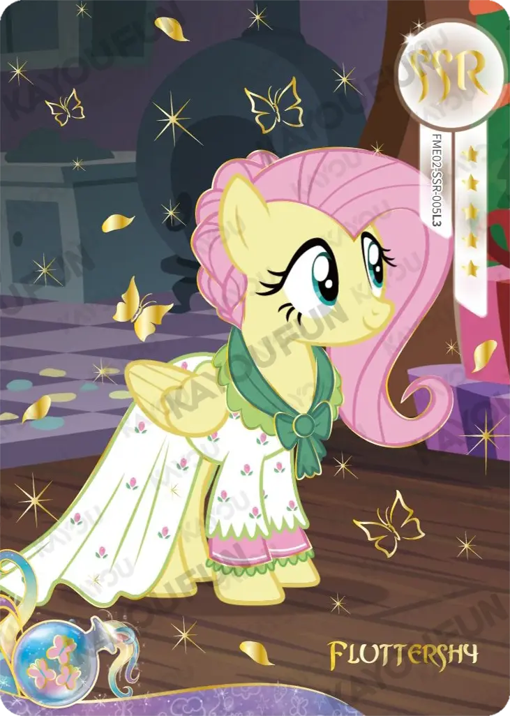 Kartu Kayou My Little Pony - Fluttershy (SSR)