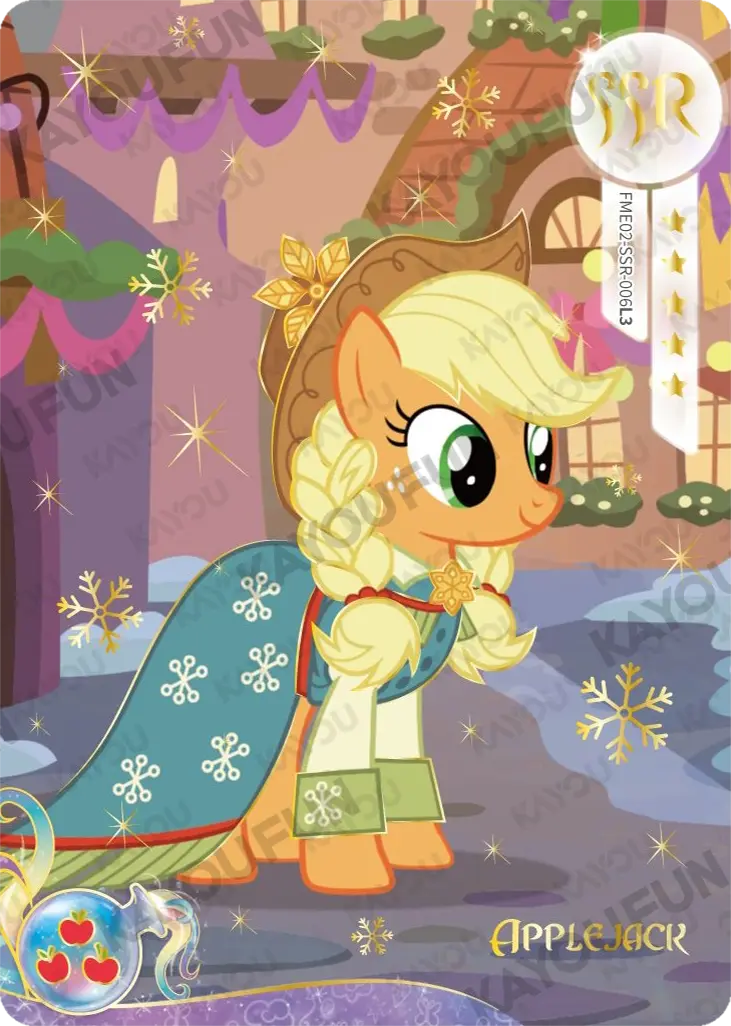 Kartu Kayou My Little Pony - Applejack (SSR)