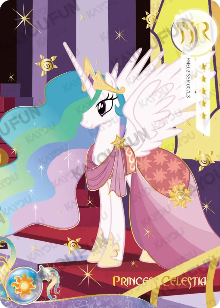 Kartu Kayou My Little Pony - Princess Celestia (SSR)