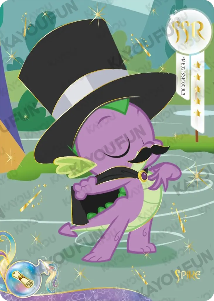 Kartu Kayou My Little Pony - Spike (SSR)