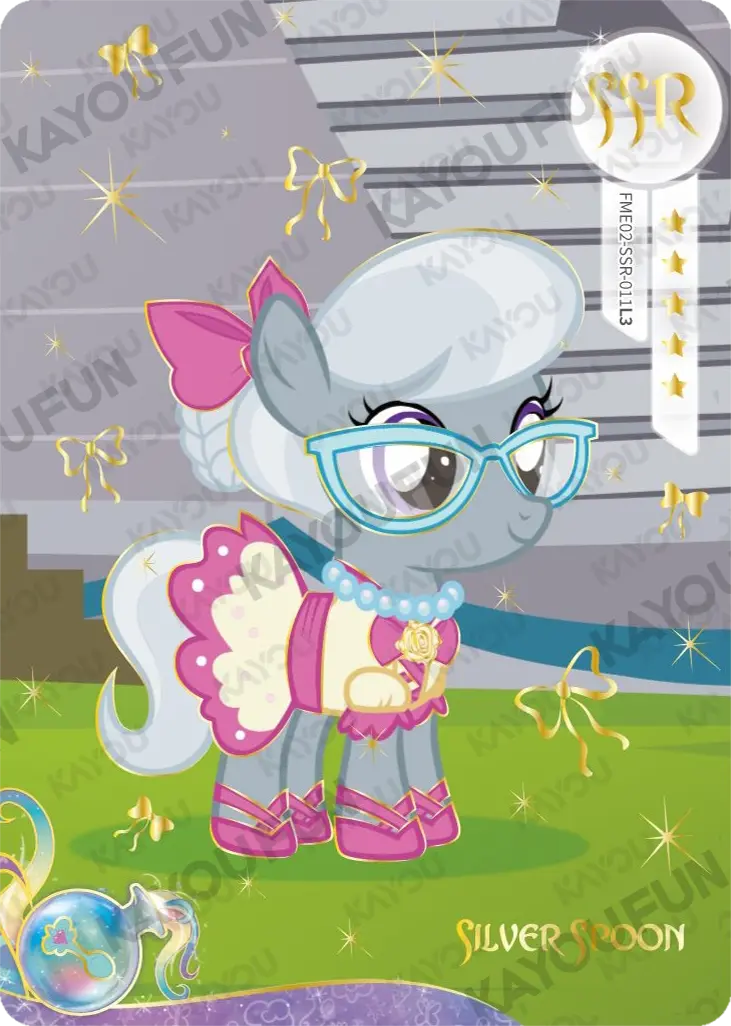 Kartu Kayou My Little Pony - Silver Spoon (SSR)