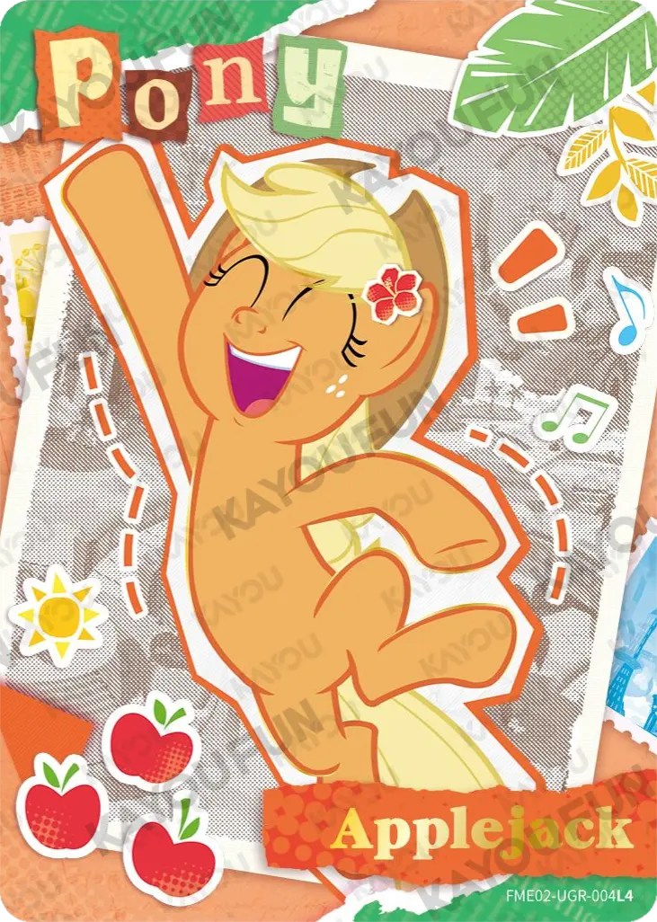 Kartu Kayou My Little Pony - Applejack (USR)