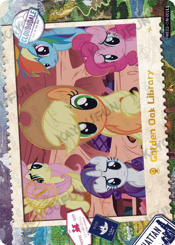 Kartu Kayou My Little Pony - Golden Oak Library (◇N)