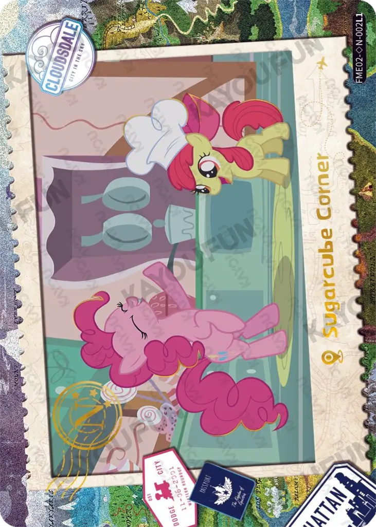 Kartu Kayou My Little Pony - Sugarcube Corner (◇N)