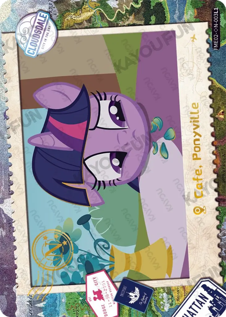 Kartu Kayou My Little Pony - Ponyville Café (◇N)