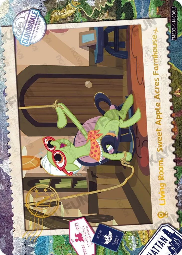 Kartu Kayou My Little Pony - Living Room, Sweet Apple Acres Farmhouse (◇N)