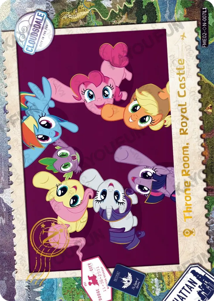 Kartu Kayou My Little Pony - Throne Room, Royal Castle (◇N)