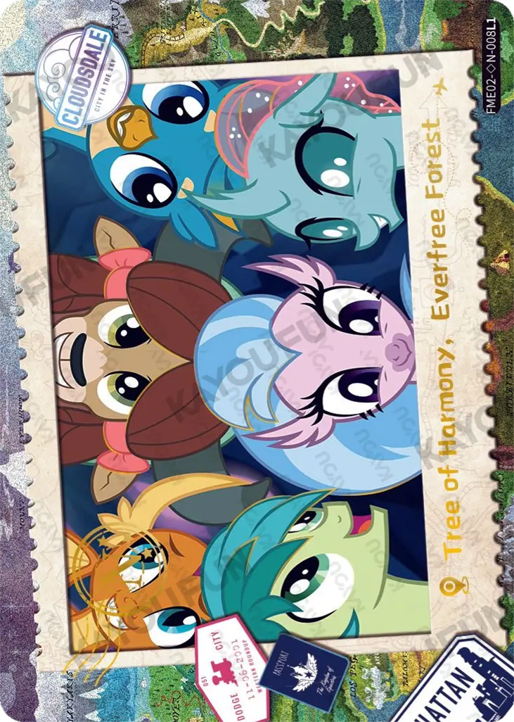 Kartu Kayou My Little Pony - Tree of Harmony, Everfree Forest (◇N)